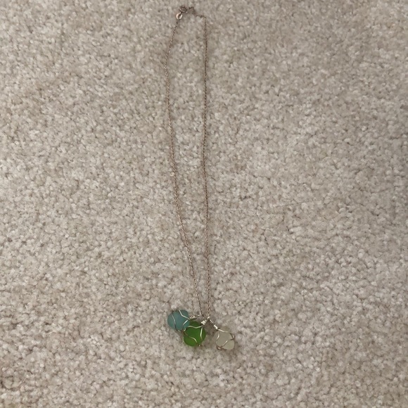 Handmade sea glass necklace - Picture 1 of 2